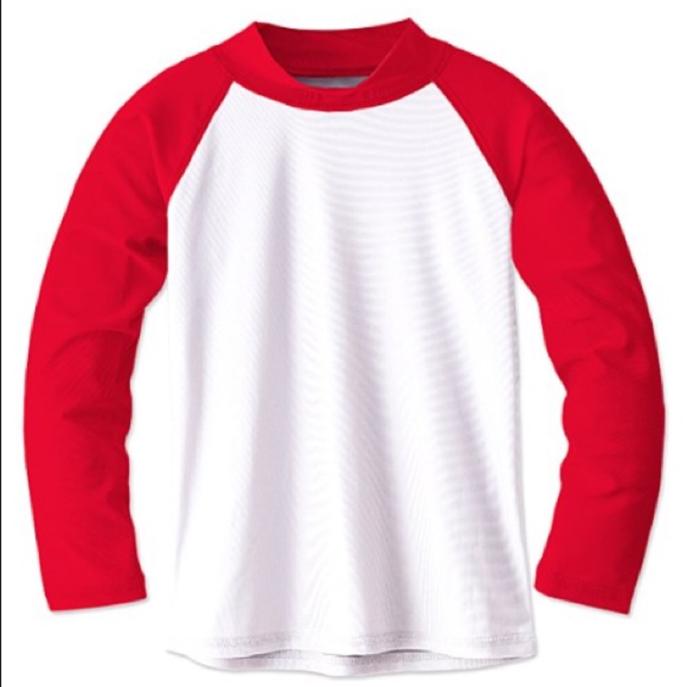Toddler raglan rashguard 4T
